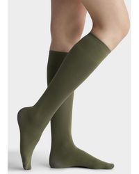 Simon's - Solid Opaque Knee - Lyst