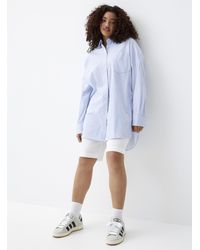 Twik - Oversized Striped Poplin Shirt - Lyst