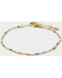Simon's - Delicate Bead Bracelet - Lyst