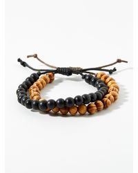 Le 31 - Wooden Bead Bracelets Set Of 2 - Lyst