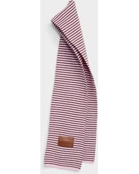 Susmie's - Striped Ribbed Minimalist Scarf - Lyst
