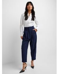 Icône - Touch Of Wool Pleated Balloon Pant - Lyst