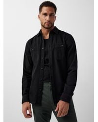 Le 31 - Minimalist Denim Shirt Modern Fit - Lyst