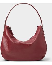 Simon's - Minimalist Pebbled Leather Xl Shoulder Bag Exclusive Collection From Italy - Lyst