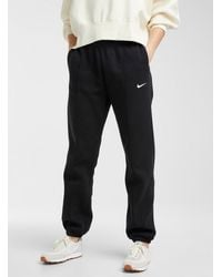 Nike Topstitched Cotton Fleece sweatpants - Black