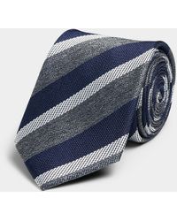 Le 31 - Woven Diagonal Stripe Tie - Lyst