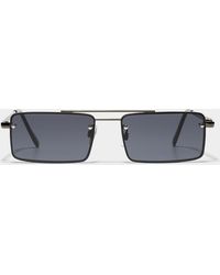 Le 31 - Slim Rectangular Sunglasses - Lyst