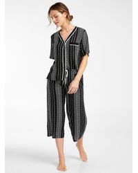 DKNY Sleepshirt Size S Super Comfortable 2 PACK Plain and Patterned Black