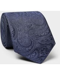 Le 31 - Satiny Paisley Jacquard Tie - Lyst
