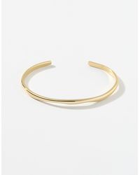 Simon's - Wavy Open Bangle Bracelet - Lyst
