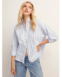 Icône - Touch Of Linen Oversized Shirt - Lyst