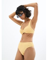 Simon's - Wavy Texture Cheeky Bottom - Lyst