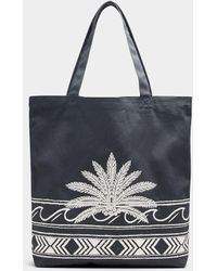 Scotch & Soda - Tropical Embroidery And Print Tote - Lyst