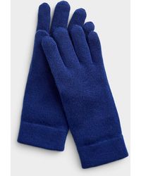 Simon's - Pure Cashmere Solid Gloves - Lyst