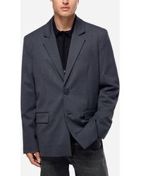 Won Hundred - Frank Heathered Grey Blazer - Lyst