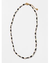 Le 31 - Contrast Bead And Stone Necklace - Lyst