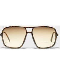 Simon's - Sundown Aviator Sunglasses - Lyst
