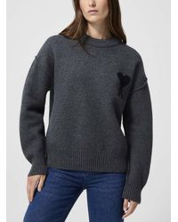 Ami Paris - De Coeur 100% Virgin Wool Sweater - Lyst