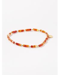Le 31 - Orange Stone Bracelet - Lyst