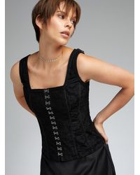 Tripp Nyc - Lace And Hooks Corset - Lyst