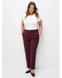 Contemporaine - Universal Textured Crepe Dress Pant Fit: Semi - Lyst
