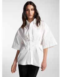 Maison Margiela - Structured Poplin Fitted Shirt - Lyst