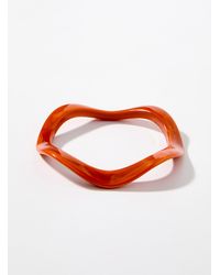 Simon's - Wavy Bangle - Lyst