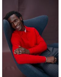 Le 31 - Brushed Wool Polo - Lyst