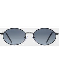 Le 31 - Leo Metallic Oval Sunglasses - Lyst
