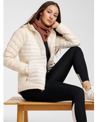 columbia white puffer jacket