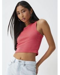 Twik - Finely Ribbed Racerback Cami Super Slim Fit - Lyst