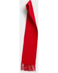 Simon's - Fluffy Narrow Scarf - Lyst