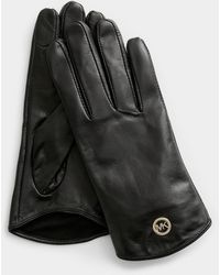 michael kors gloves leather