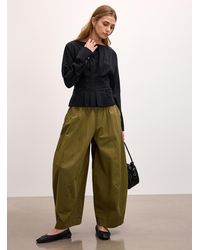 Icône - Elastic Waist Poplin Barrel - Lyst