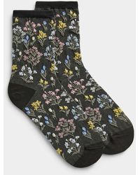 Simon's - Spring Blossom Socks - Lyst