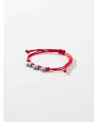 Le 31 - Starry Red Cord Bracelet - Lyst