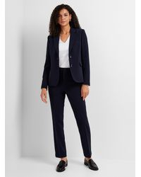 Contemporaine - Sleek Suiting Crepe Pant Fit: Straight Leg, High Rise - Lyst
