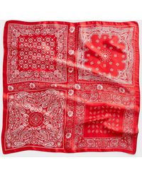 Le 31 - Bandana Pattern Tie Scarf - Lyst