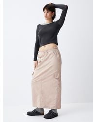 ONLY - Cargo Ripstop Fabric Skirt - Lyst