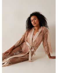 Rya Collection - Sheer Embroidered Robe - Lyst