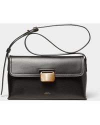 A.P.C. - Simone Small Leather Crossbody Bag - Lyst