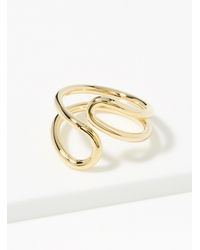 Simon's - Asymmetric Openwork Ring - Lyst