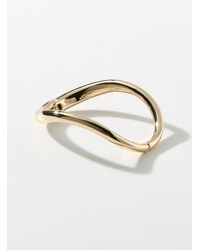 Simon's - Curved Bangle - Lyst