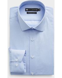 Le 31 - Check Jacquard Shirt Modern Fit Innovation Collection - Lyst