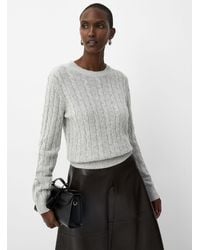 Contemporaine - Wool And Cashmere Fine Knit Sweater - Lyst