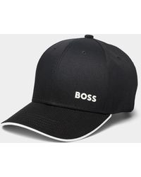 BOSS - Logo Trimmed Cap - Lyst