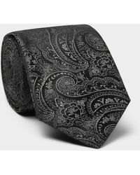Le 31 - Satiny Paisley Jacquard Tie - Lyst