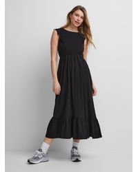 Icône - Broderie Anglaise Ruffled Maxi Dress - Lyst