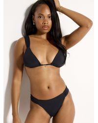 Simon's - Wide Drawstring Strap Triangle Bra - Lyst