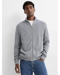 Le 31 - Silky Knit Zipped Cardigan - Lyst